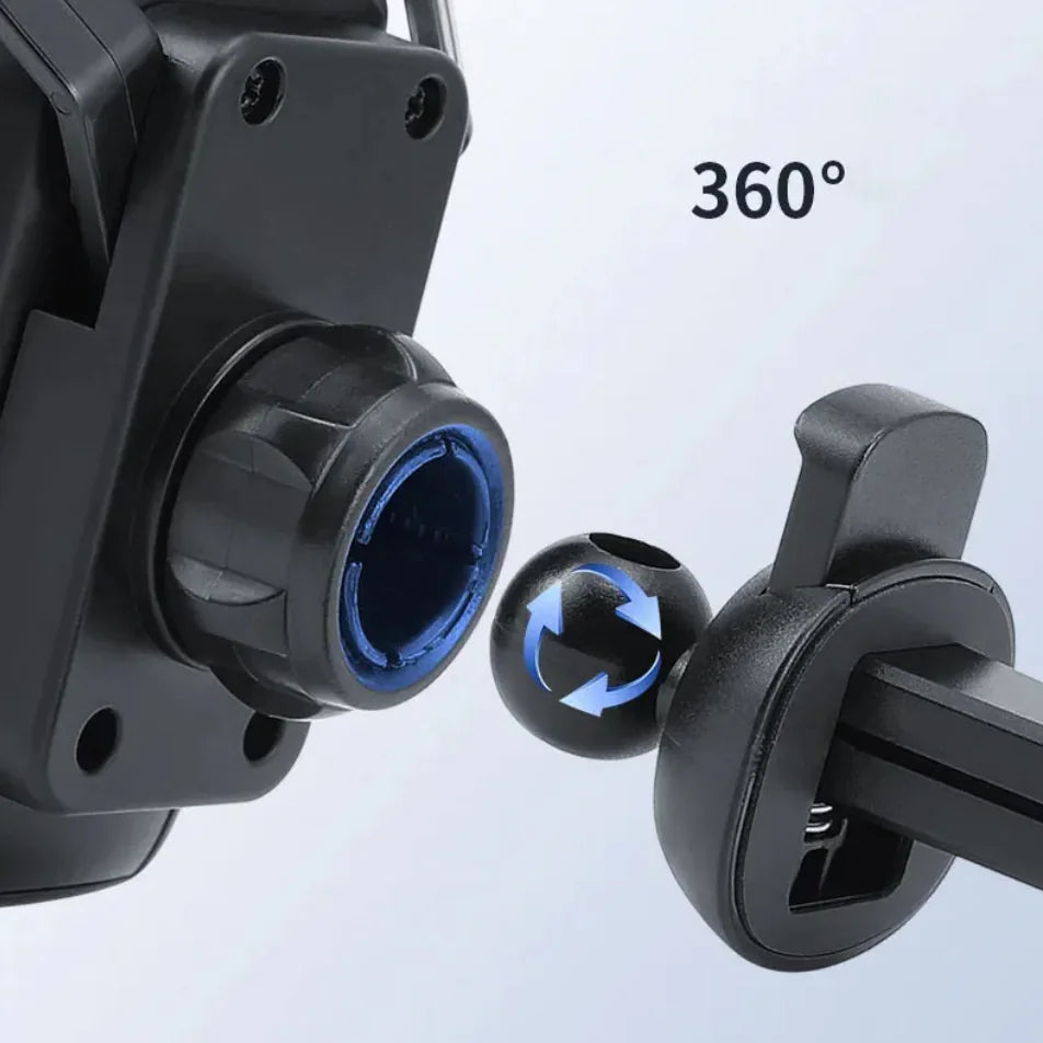 Rennsportsitz Autotelefonhalter - 360° drehbarer Clip für Lüftungsgitter
