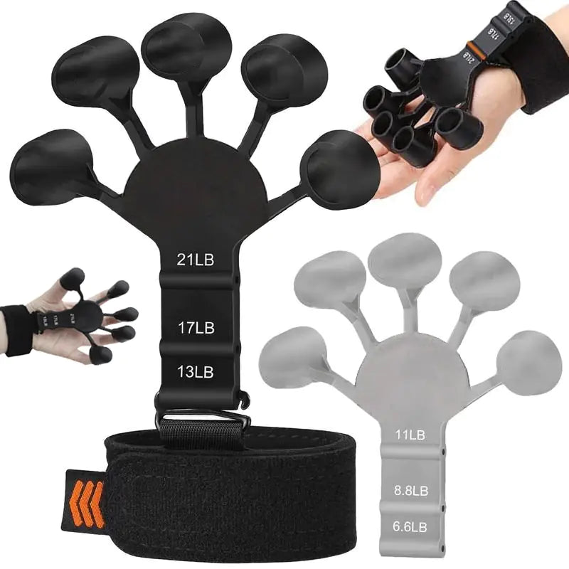 6 Widerstandsstärken Fingergriff-Trainer